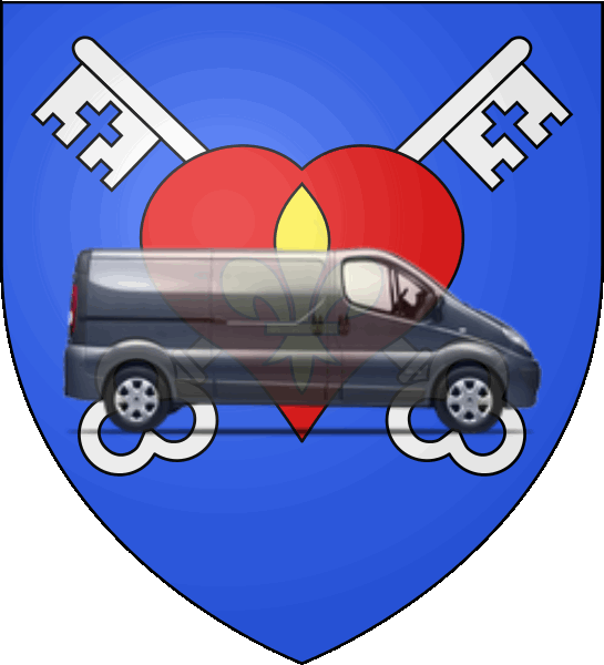 camion sur blason ville de Cuers