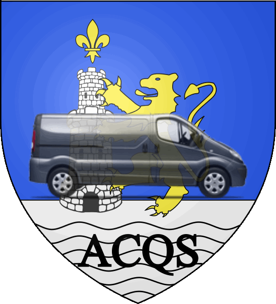 camion sur blason ville de Dax