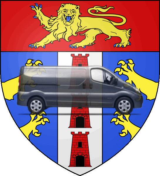 camion sur blason ville de Deauville