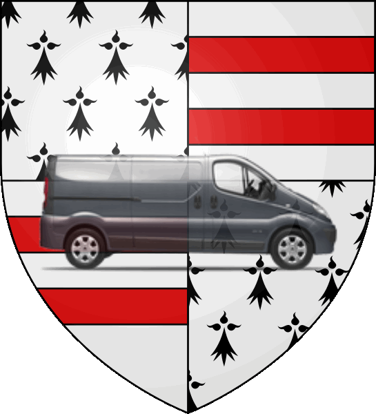 camion sur blason ville de Derval