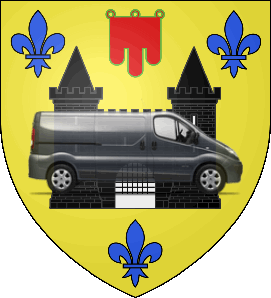 camion sur blason ville de Desvres