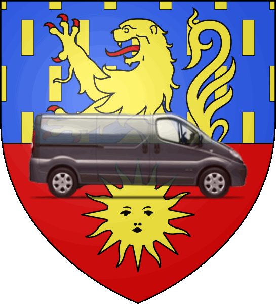 camion sur blason ville de Dole