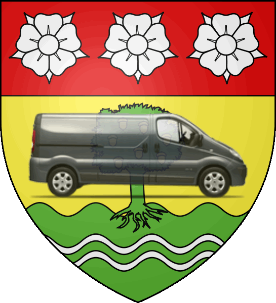 camion sur blason ville de Draveil