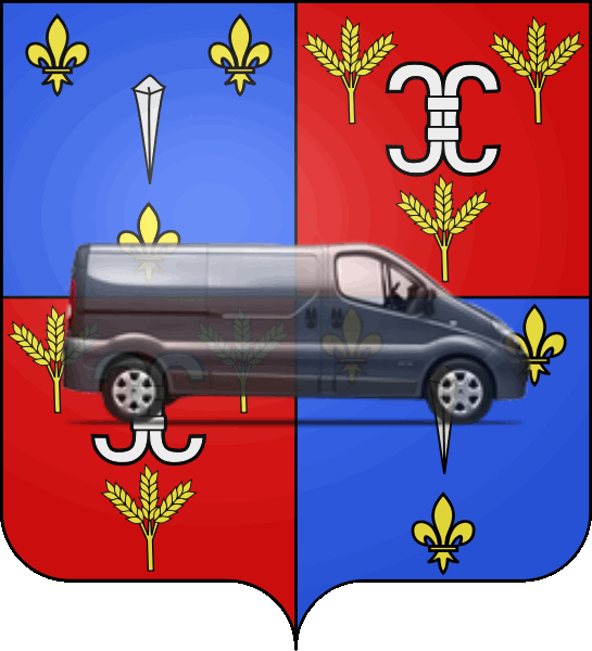 camion sur blason ville de Dugny