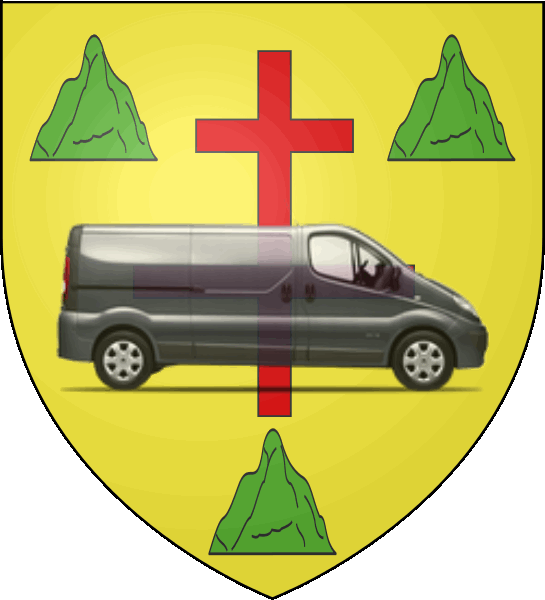 camion sur blason ville de Eckbolsheim
