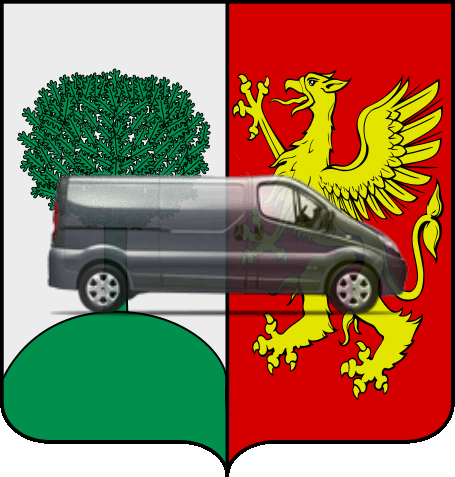 camion sur blason ville de Écully