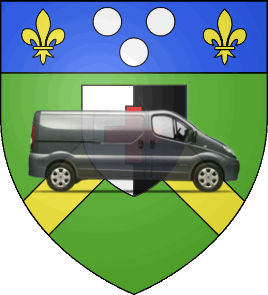 camion sur blason ville de Élancourt
