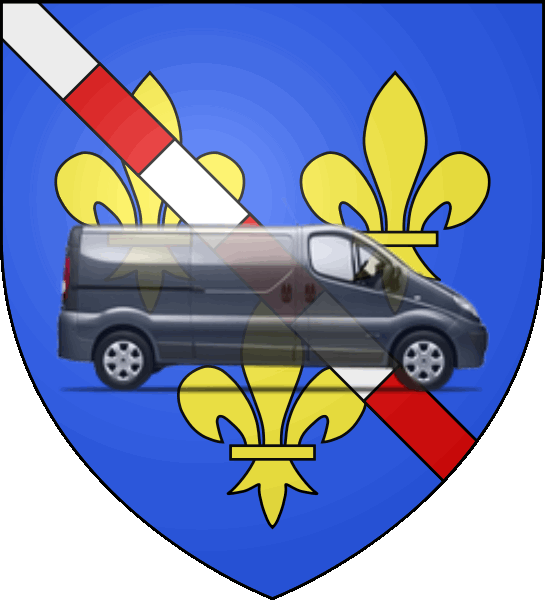 camion sur blason ville de Évreux