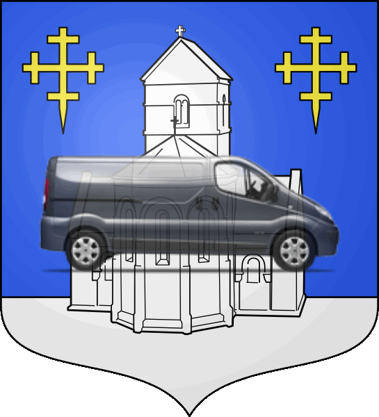 camion sur blason ville de Fameck