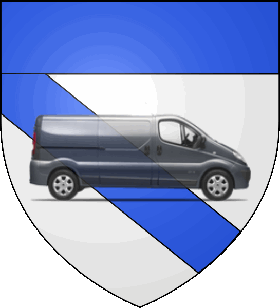 camion sur blason ville de Fenouillet