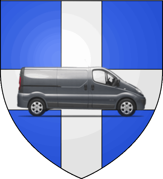 camion sur blason ville de Figeac