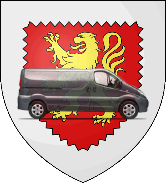 camion sur blason ville de Florange