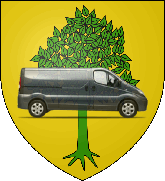 camion sur blason ville de Fonsorbes