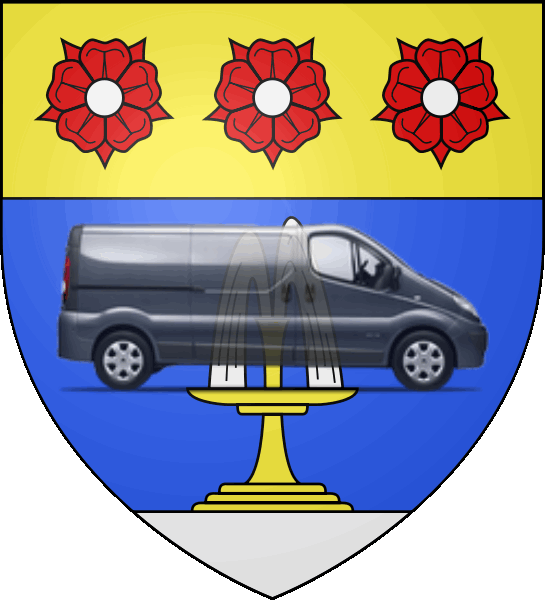 camion sur blason ville de Fontenay-aux-Roses