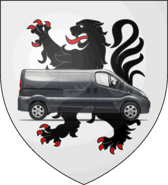 camion sur blason ville de Forbach
