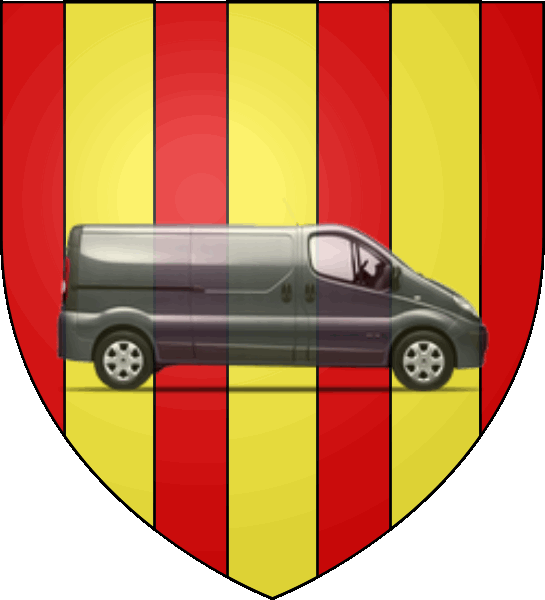 camion sur blason ville de Forcalquier
