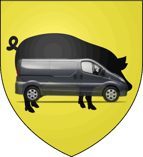 camion sur blason ville de Fos-sur-Mer