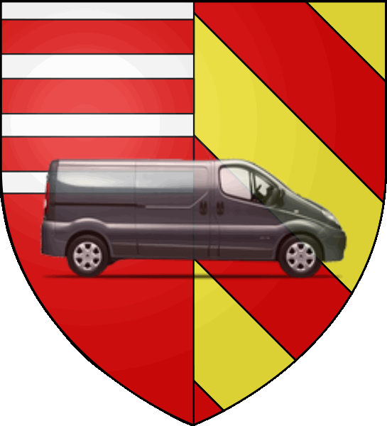 camion sur blason ville de Fourmies