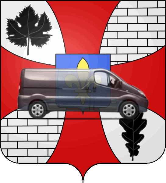 camion sur blason ville de Garches