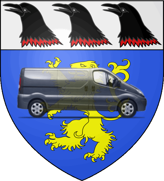 camion sur blason ville de Garges-lès-Gonesse