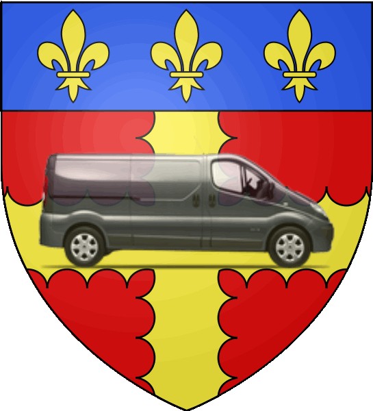 camion sur blason ville de Gisors