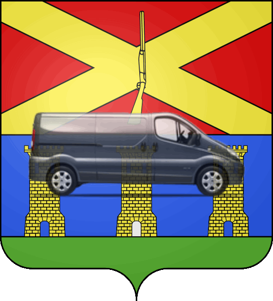 camion sur blason ville de Givet