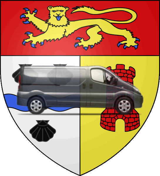 camion sur blason ville de Gradignan