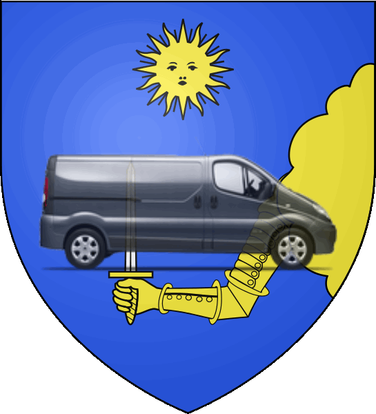 camion sur blason ville de Granville