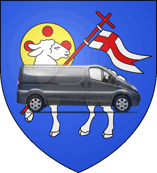 camion sur blason ville de Grasse