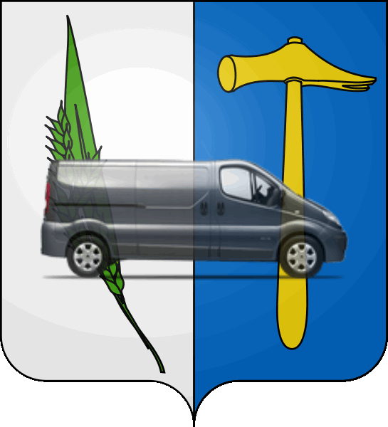 camion sur blason ville de Graulhet
