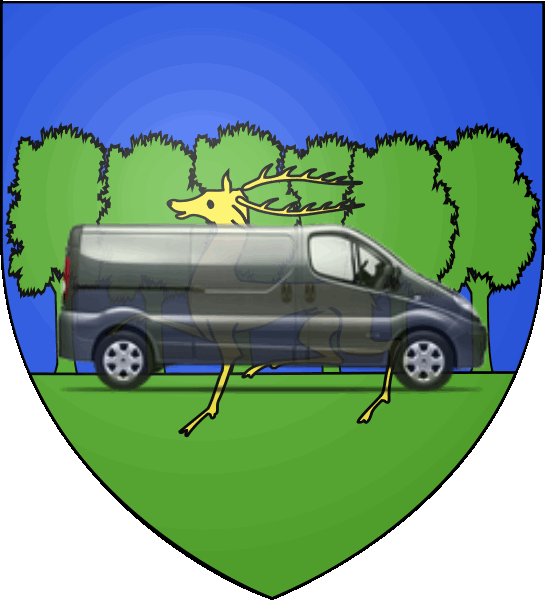camion sur blason ville de Guéret