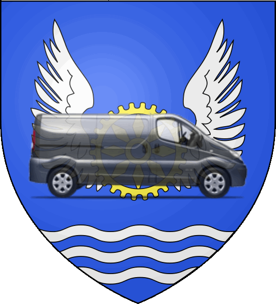 camion sur blason ville de Guipavas