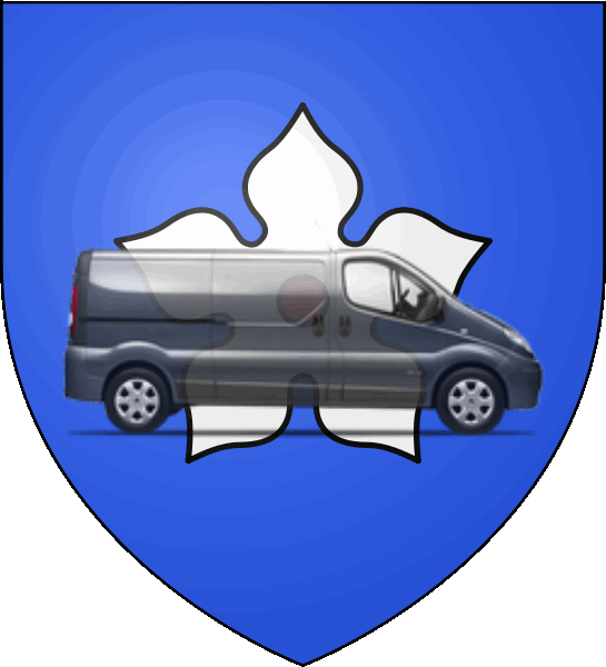camion sur blason ville de Haguenau