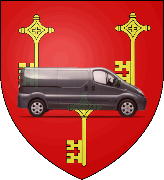 camion sur blason ville de Harnes