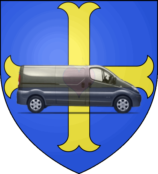 camion sur blason ville de Hasparren