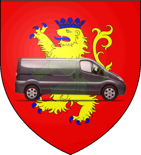 camion sur blason ville de Haubourdin