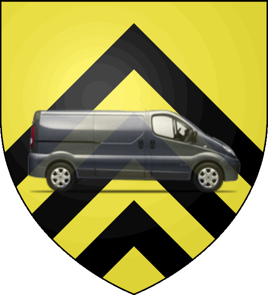 camion sur blason ville de Hautmont