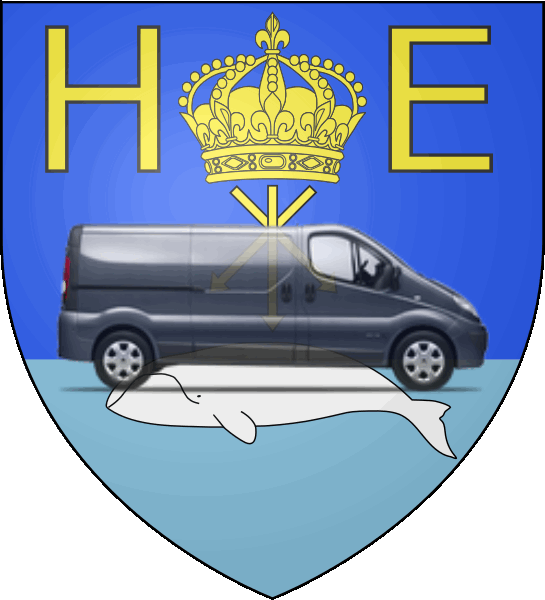 camion sur blason ville de Hendaye