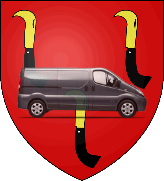 camion sur blason ville de Herblay