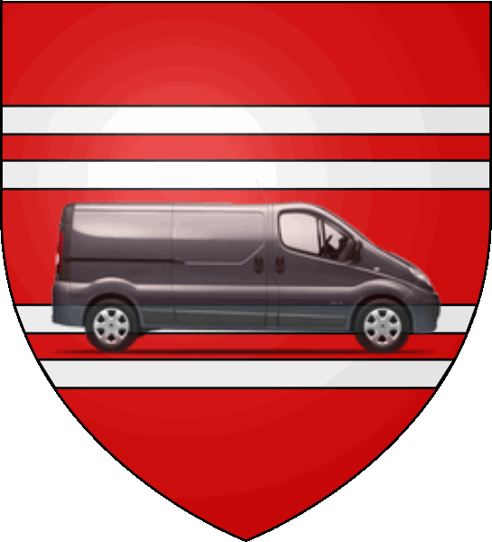 camion sur blason ville de Hérouville-Saint-Clair