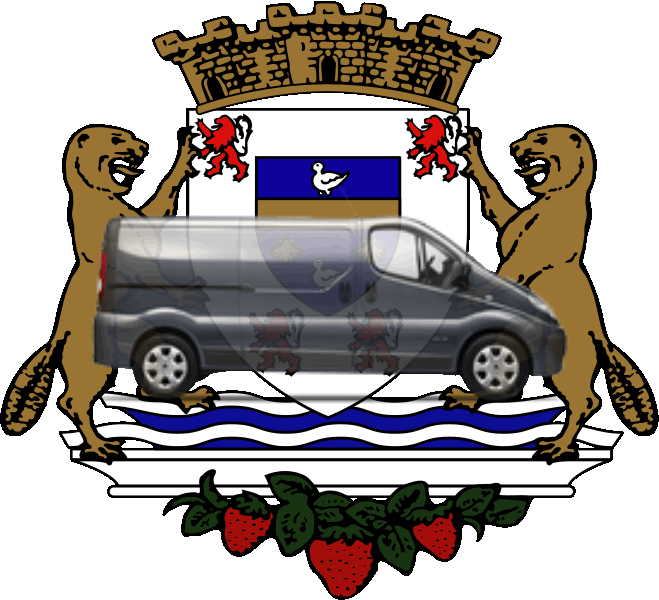 camion sur blason ville de Igny