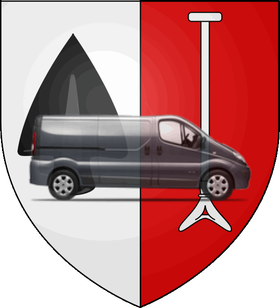 camion sur blason ville de Illkirch-Graffenstaden