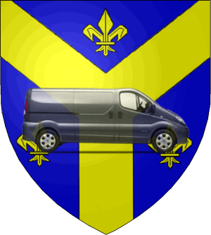 camion sur blason ville de Issoudun