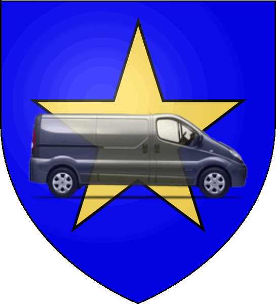 camion sur blason ville de Istres