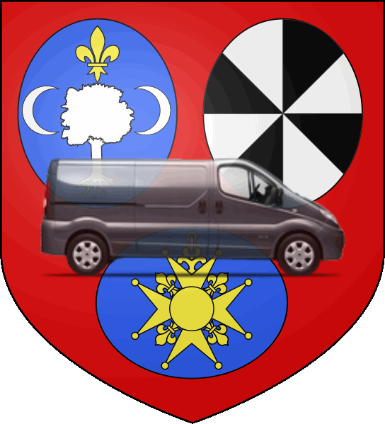 camion sur blason ville de La Chaize-le-Vicomte