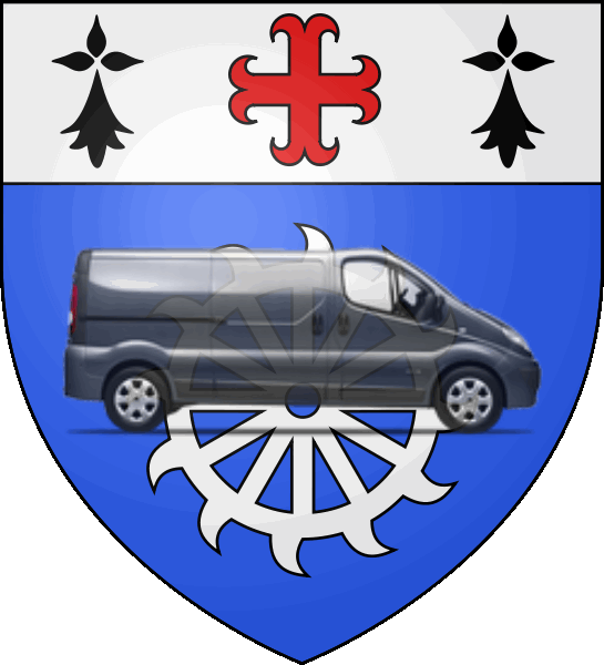 camion sur blason ville de La Chapelle-sur-Erdre