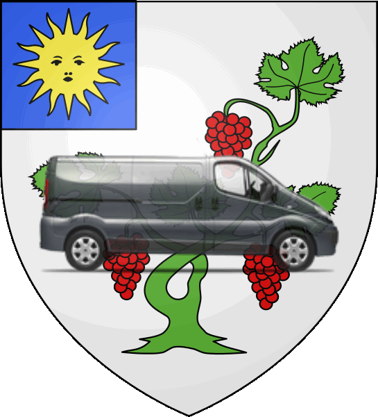 camion sur blason ville de La Crau