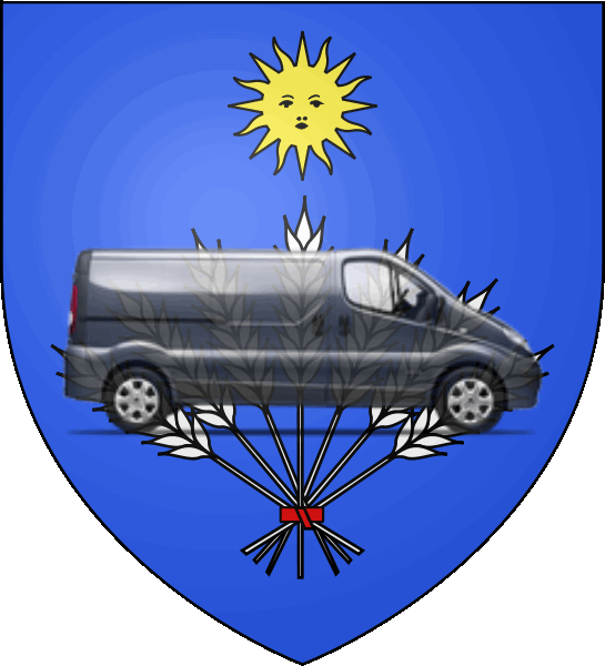 camion sur blason ville de La Farlède