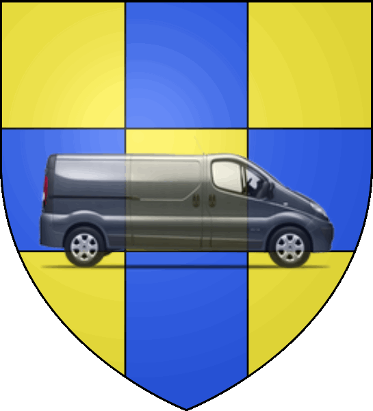 camion sur blason ville de La Roche-sur-Foron