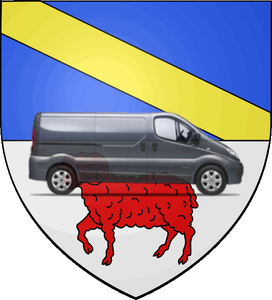 camion sur blason ville de La Tour-d'Aigues